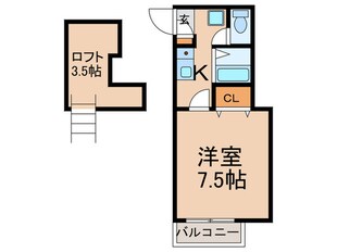 イーハトーヴ多々良の物件間取画像